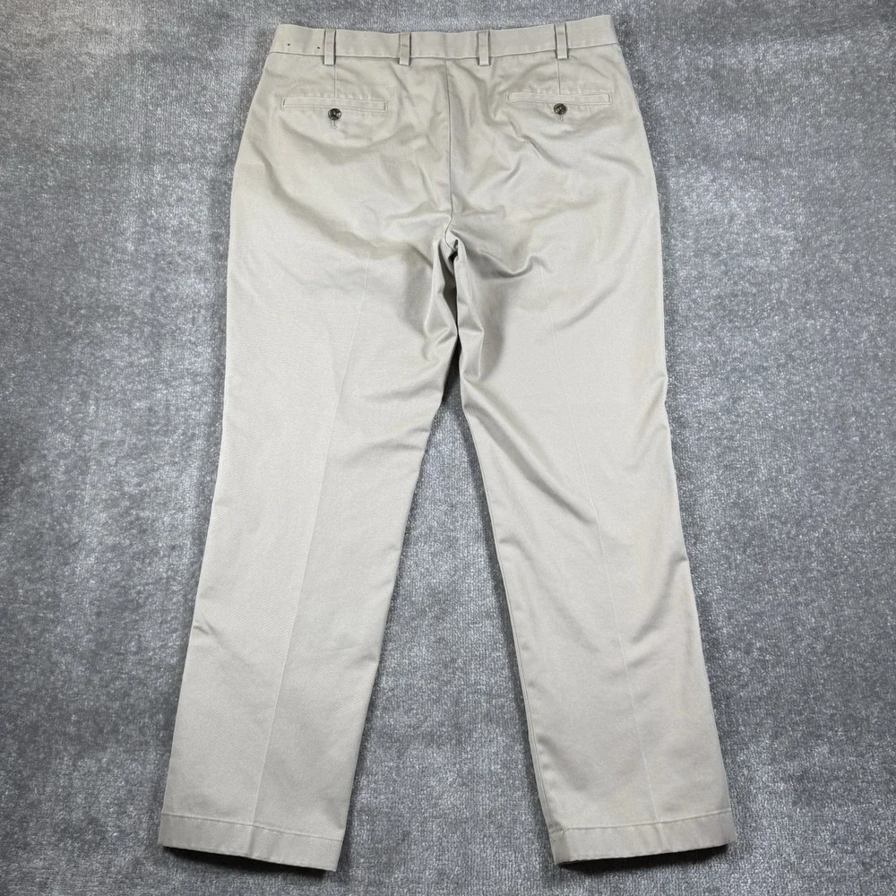 Brooks Brothers Pants Men's 37x30 Beige Clark Advantage Chino Straight Leg